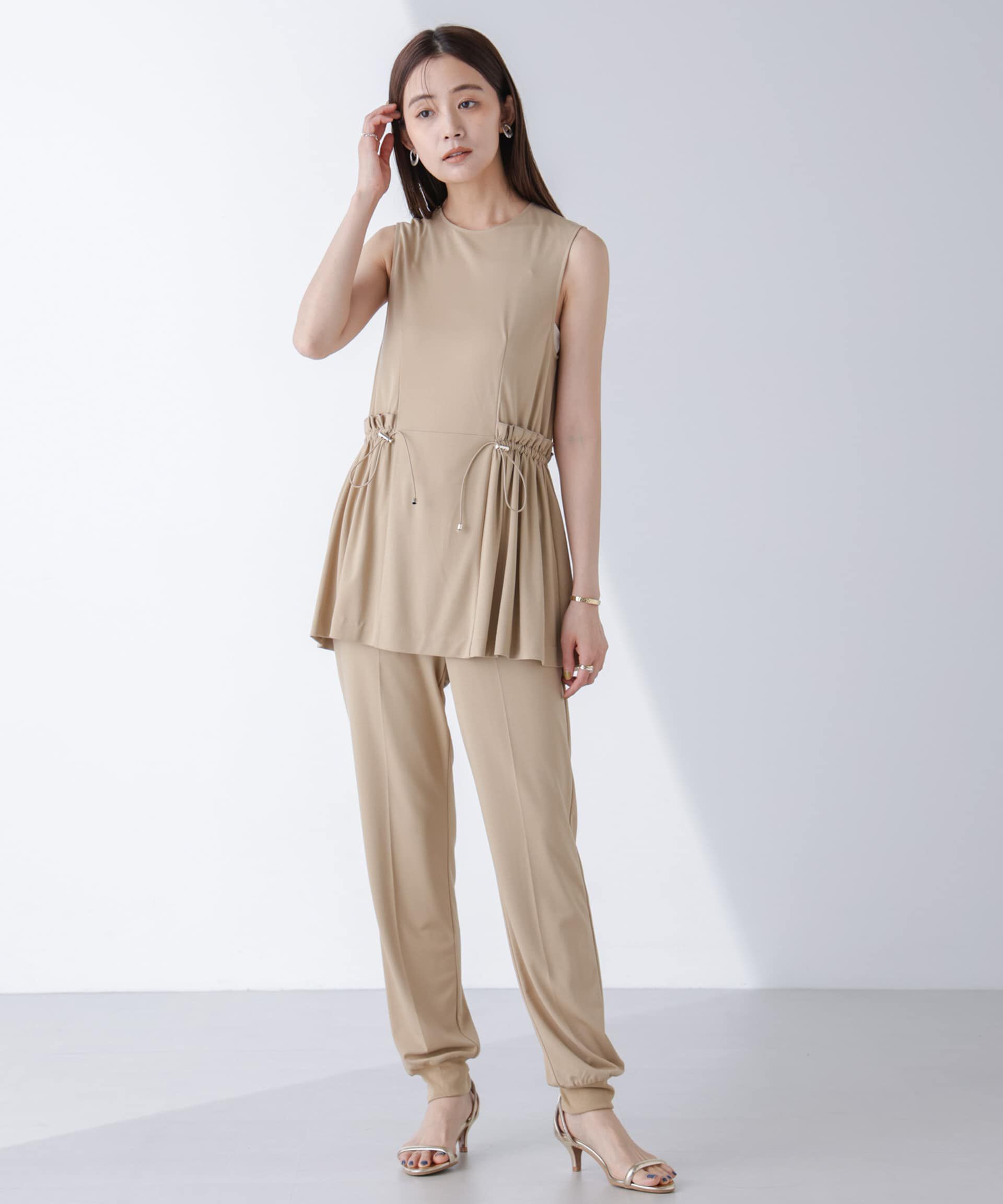 nano･universe「AtPARK＆DAILYWEAR/サイドドロストトップス（セットアップ可）」|Tシャツ・カットソー|