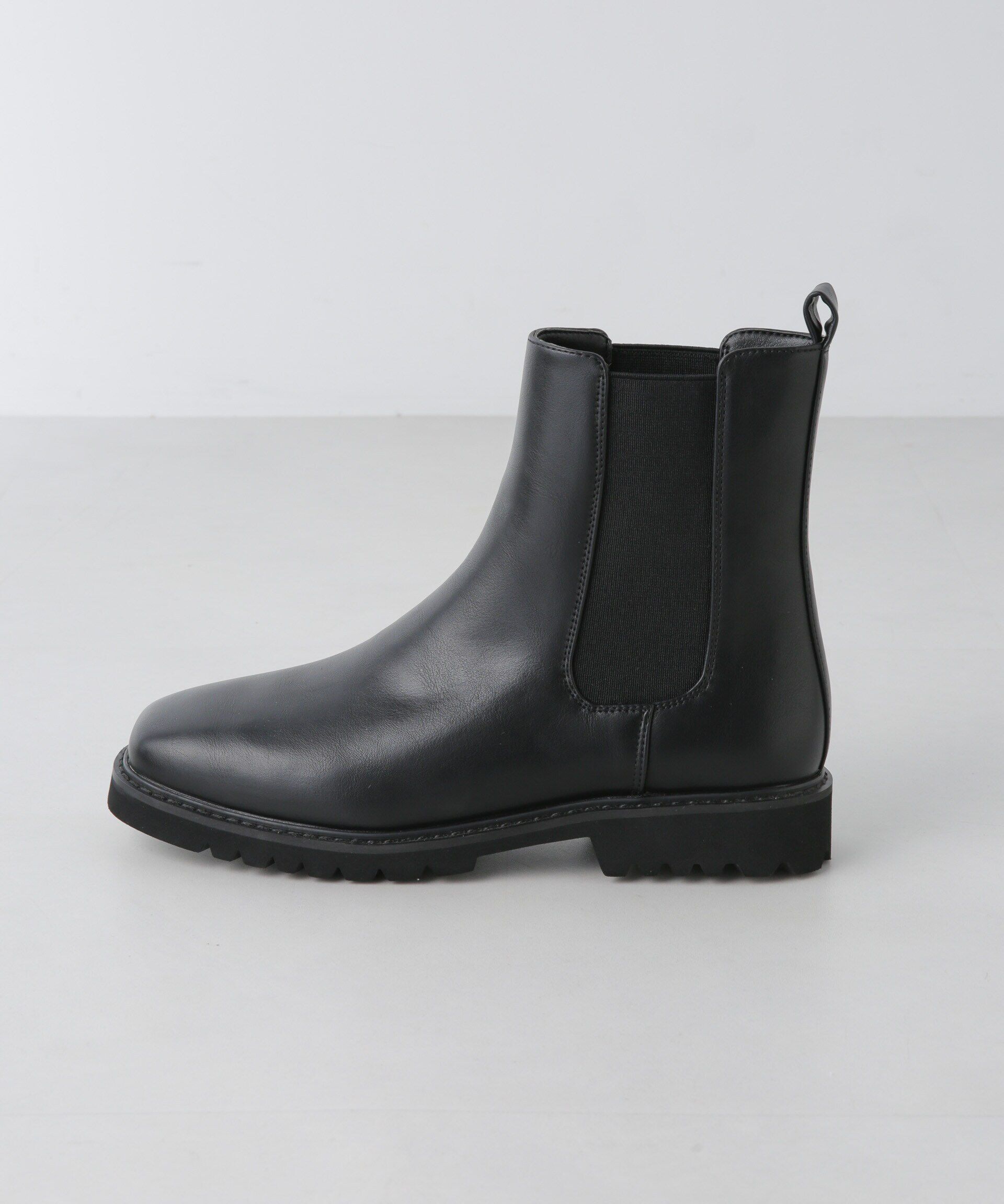 nano･universe「サイドゴアショートブーツ」|ショートブーツ|