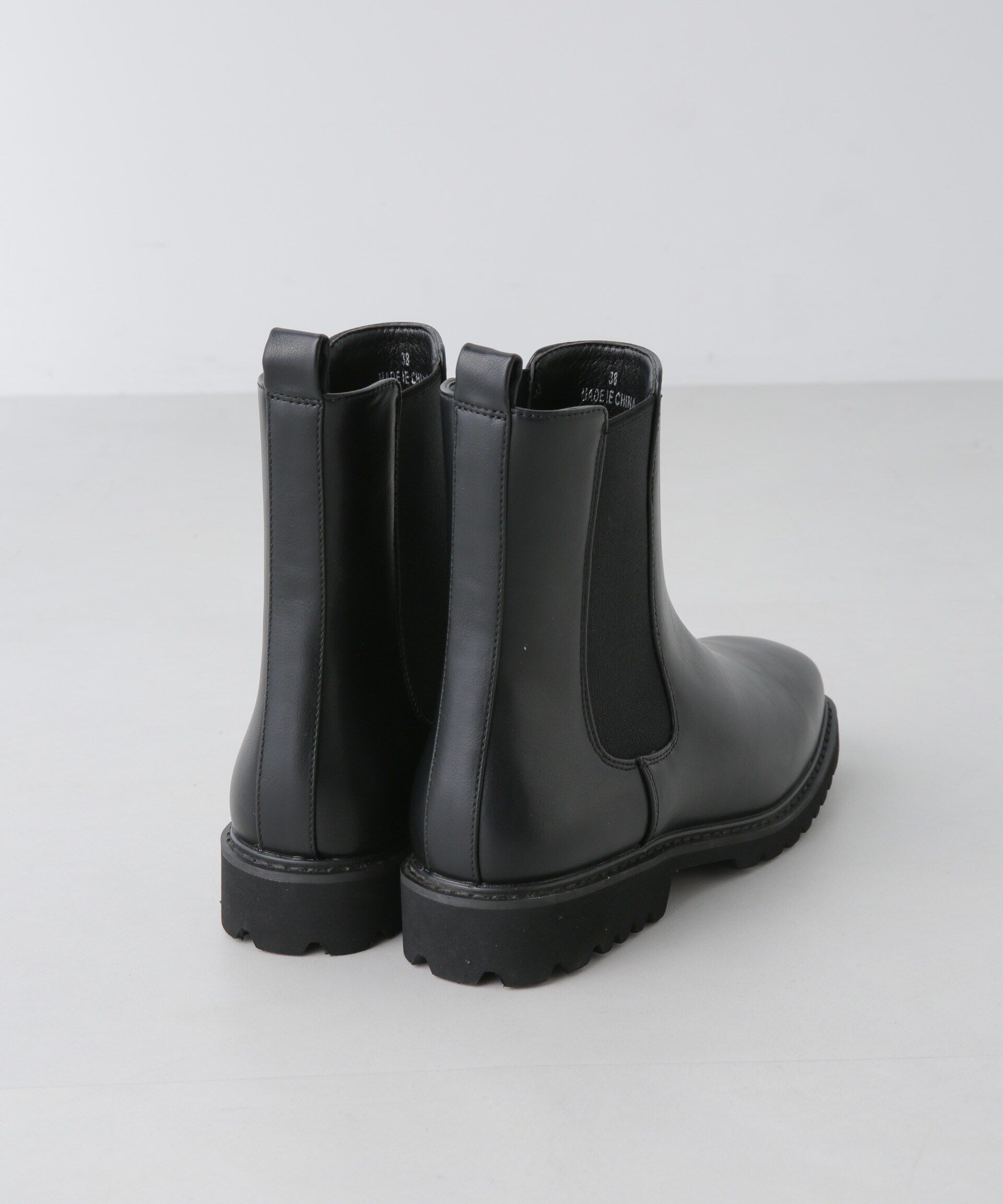 nano･universe「サイドゴアショートブーツ」|ショートブーツ|