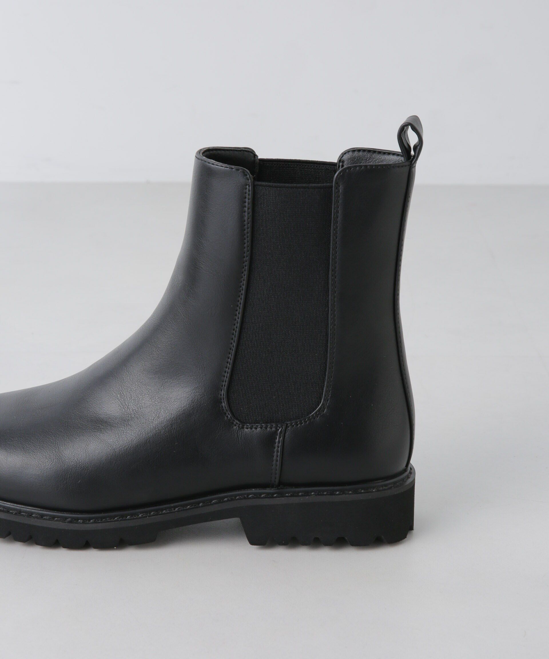 nano･universe「サイドゴアショートブーツ」|ショートブーツ|