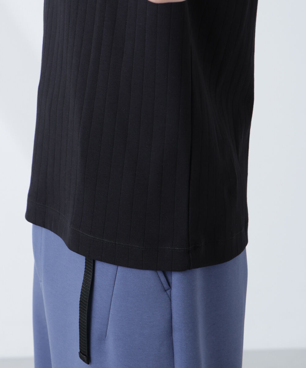 nano･universe「「NJ/CLUB」 針抜きリンガーTシャツ」|Tシャツ・カットソー|