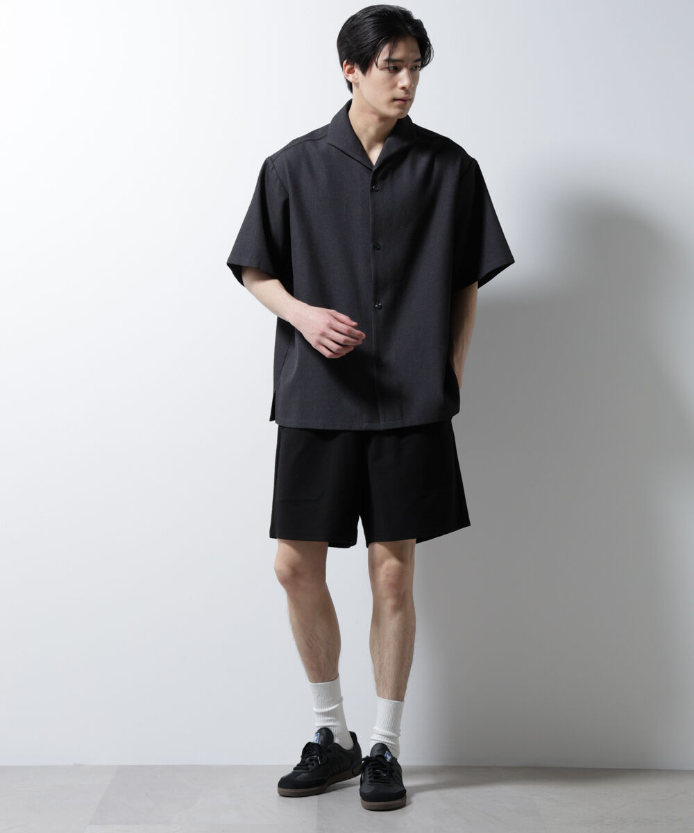 nano･universe「「MC」coveross(R)ツイル調 冷感プレーティング天竺ショーツ」|チノ|