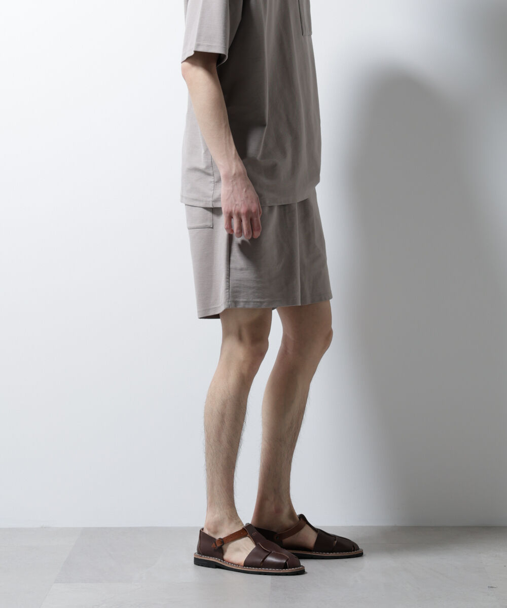 nano･universe「「MC」coveross(R)ツイル調 冷感プレーティング天竺ショーツ」|チノ|ベージュ