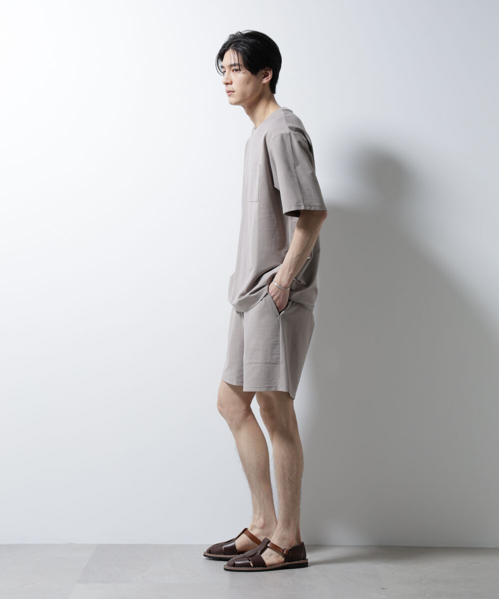 nano･universe「「MC」coveross(R)ツイル調 冷感プレーティング天竺ショーツ」|チノ|