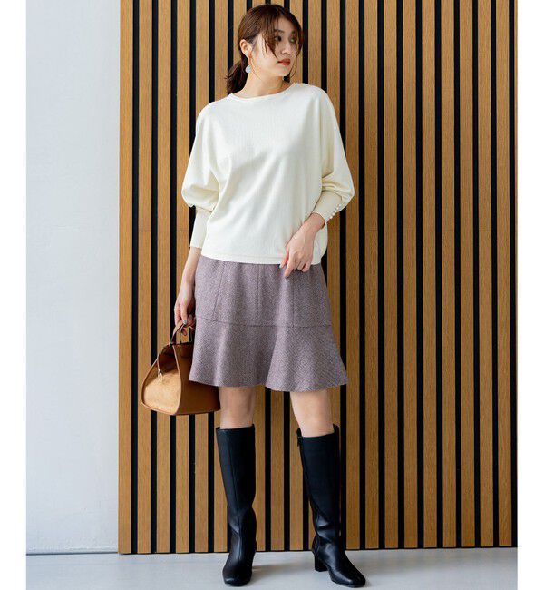 組曲「【洗える・6色展開】Elenaドルマンニット プルオーバー」|ニット・セーター|