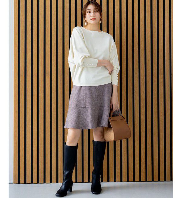 組曲「【洗える・6色展開】Elenaドルマンニット プルオーバー」|ニット・セーター|