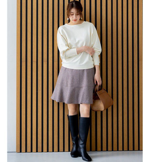 組曲「【洗える・6色展開】Elenaドルマンニット プルオーバー」|ニット・セーター|