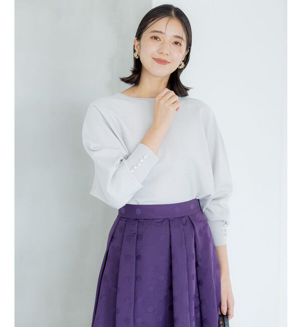 組曲「【洗える・6色展開】Elenaドルマンニット プルオーバー」|ニット・セーター|