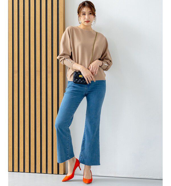 組曲「【洗える・6色展開】Elenaドルマンニット プルオーバー」|ニット・セーター|