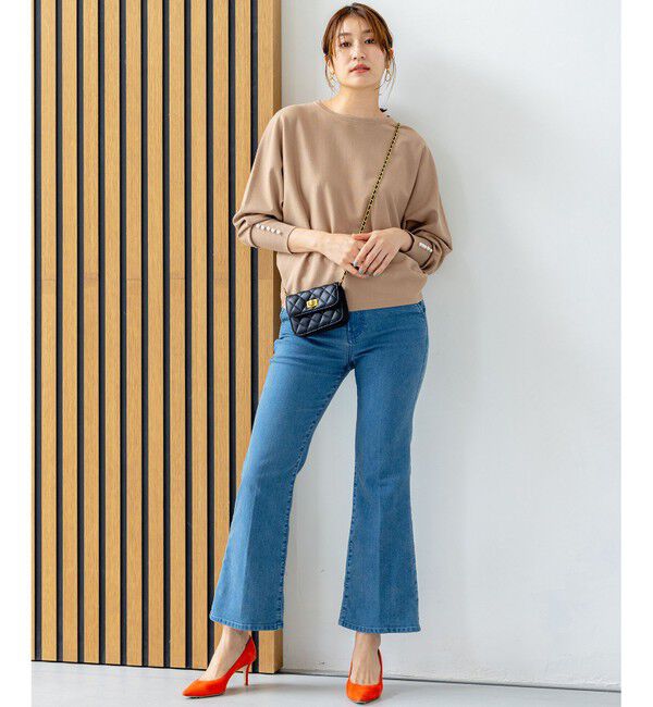 組曲「【洗える・6色展開】Elenaドルマンニット プルオーバー」|ニット・セーター|