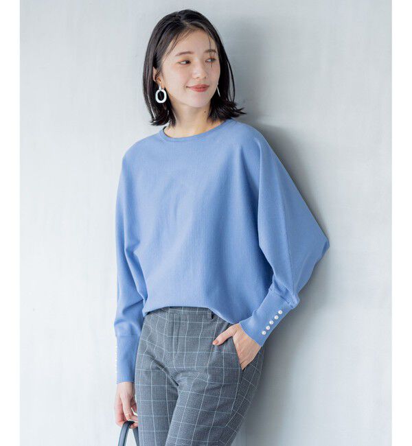 組曲「【洗える・6色展開】Elenaドルマンニット プルオーバー」|ニット・セーター|