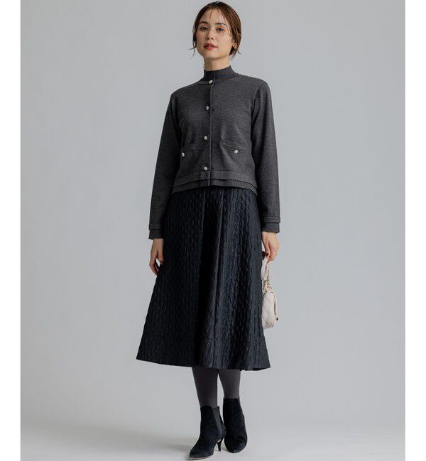 組曲「ジオメトリックフラワージャガード フレアスカート」|スカート|