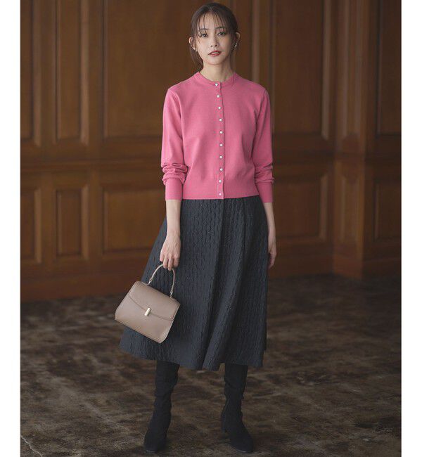 組曲「ジオメトリックフラワージャガード フレアスカート」|スカート|