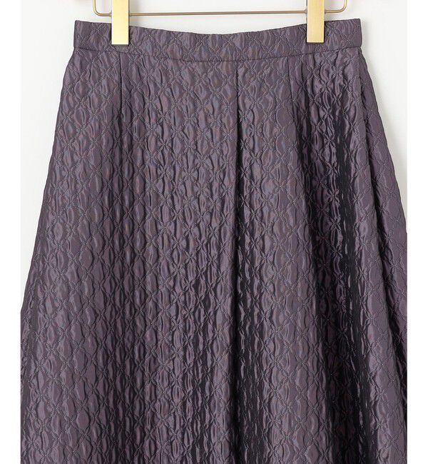 組曲「ジオメトリックフラワージャガード フレアスカート」|スカート|