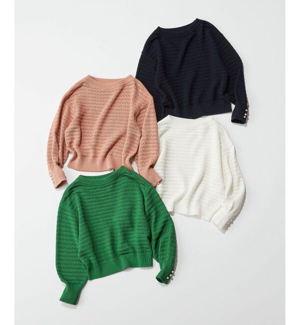 組曲「編地切替ドルマンプルオーバー ニット」|ニット・セーター|