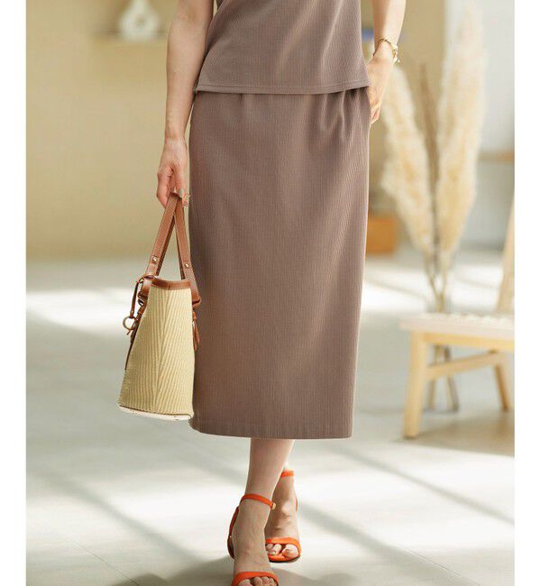 組曲「【WEB限定】ストライプジャガード タイトスカート」|スカート|