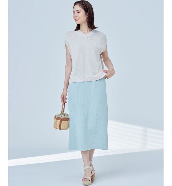 組曲「【WEB限定】ストライプジャガード タイトスカート」|スカート|