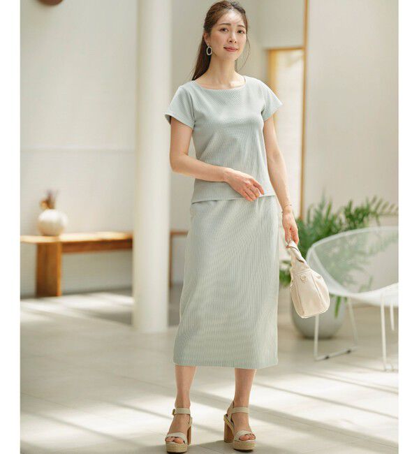 組曲「【WEB限定】ストライプジャガード タイトスカート」|スカート|