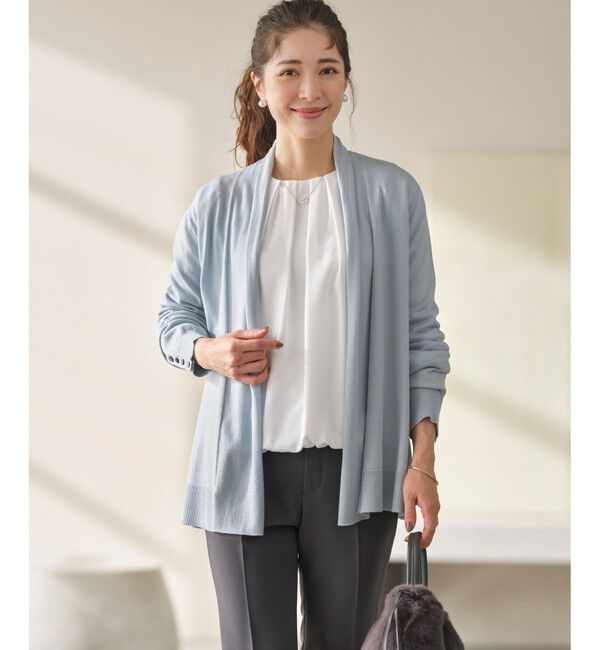 組曲「【WEB限定】ジョーゼットシフォン パフスリーブブラウス」|シャツ・ブラウス|