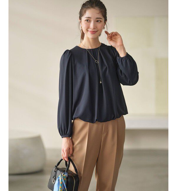 組曲「【WEB限定】ジョーゼットシフォン パフスリーブブラウス」|シャツ・ブラウス|