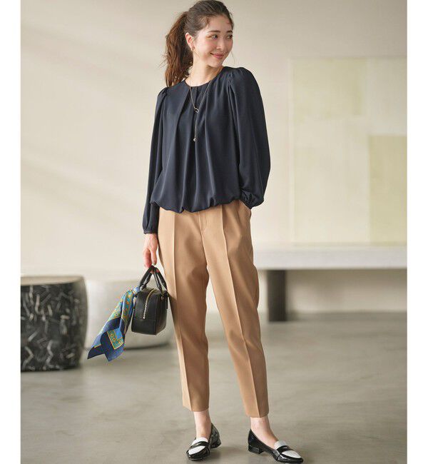 組曲「【WEB限定】ジョーゼットシフォン パフスリーブブラウス」|シャツ・ブラウス|