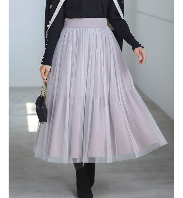 組曲「ギャザーチュール ドラマティック スカート」|スカート|ﾋﾟﾝｸﾍﾞ