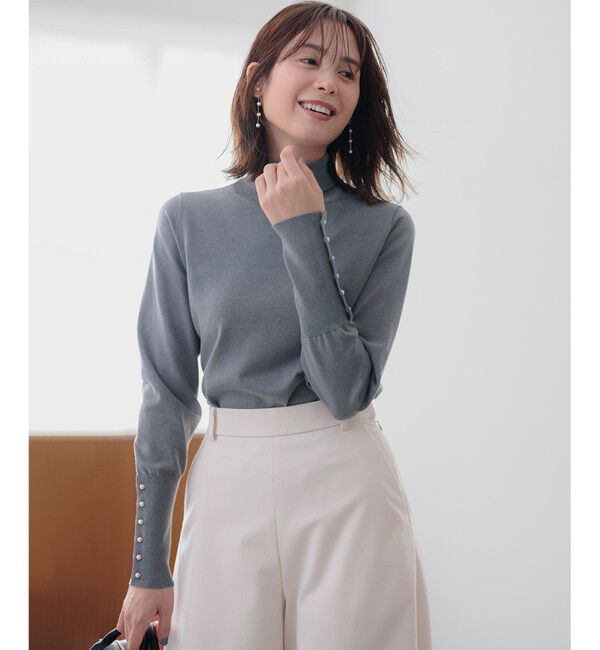 組曲「【WEB限定色あり】ELENA タートルネック ニット」|ニット・セーター|