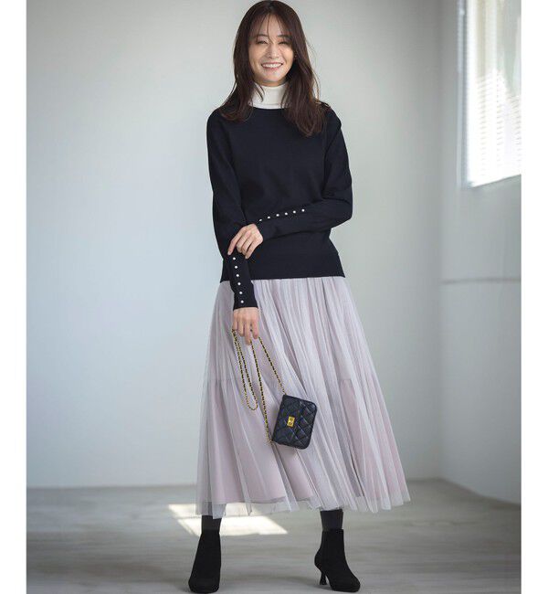 組曲「【WEB限定色あり】ELENA タートルネック ニット」|ニット・セーター|