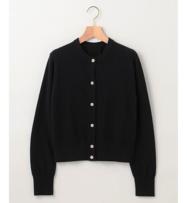 組曲「【アンサンブル対応可】ピュアカシミヤ ビジューカーディガン」|ニット・セーター|