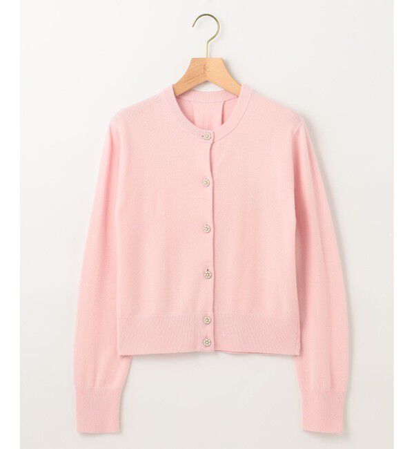 組曲「【アンサンブル対応可】ピュアカシミヤ ビジューカーディガン」|ニット・セーター|