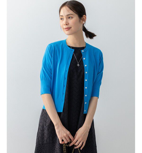 組曲「ドライタッチ 5分袖カーディガン」|カーディガン|ﾀｰｺｲｽﾞ