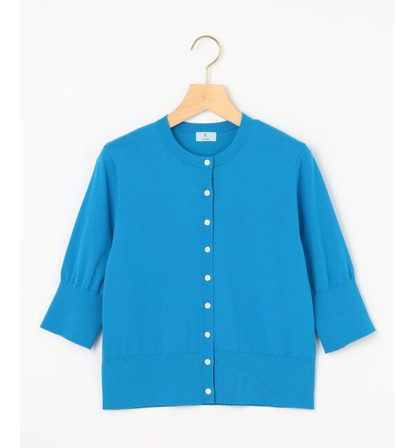 組曲「ドライタッチ 5分袖カーディガン」|カーディガン|