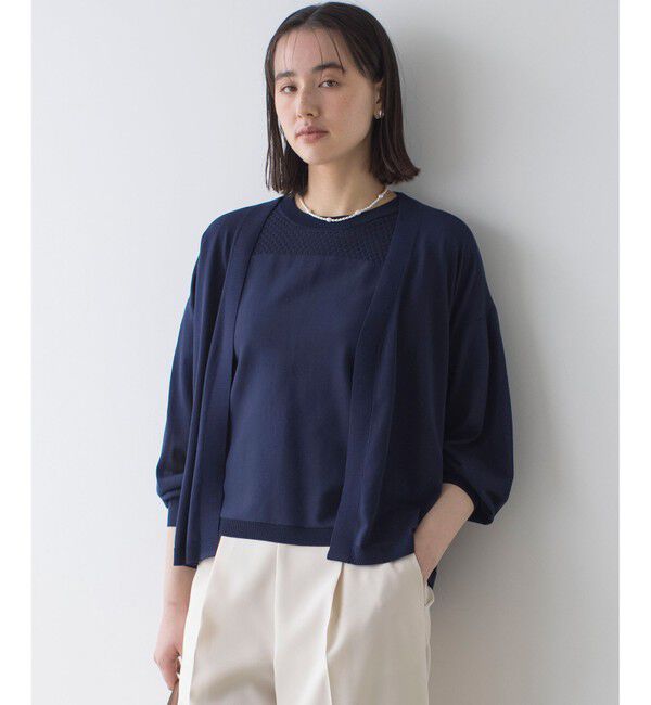 組曲「シアーニットドルマンカーディガン」|カーディガン|