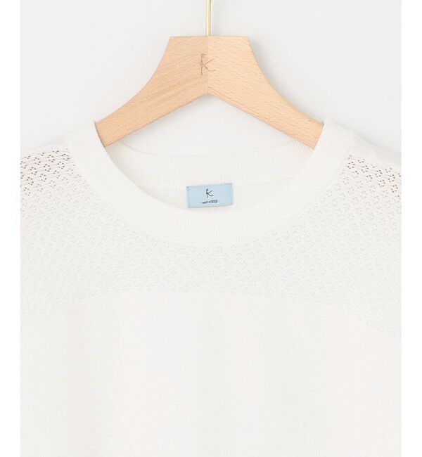 組曲「【WEB限定】メッシュ切り替えドルマン ニット」|ニット・セーター|