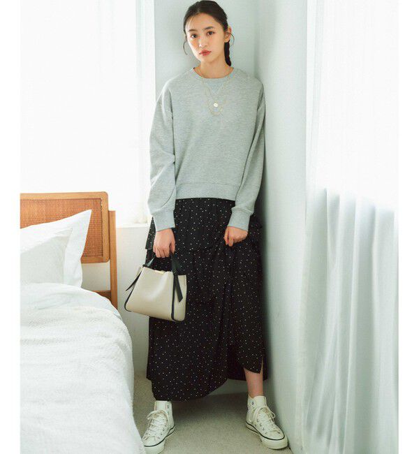 組曲「【入江未悠さんコラボ】ギャザーライトデシンティアード スカート」|スカート|