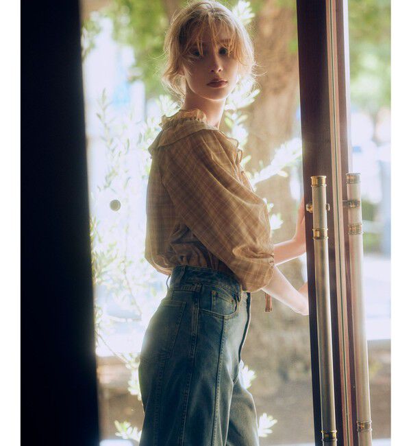 組曲「ライトトロピカルロールネック ブラウス」|シャツ・ブラウス|