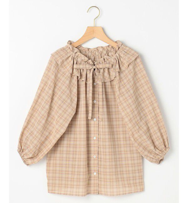 組曲「ライトトロピカルロールネック ブラウス」|シャツ・ブラウス|