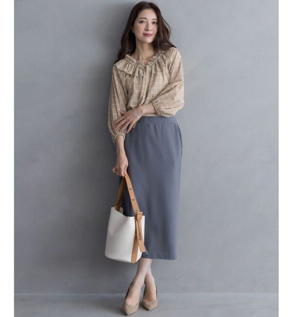 組曲「ライトトロピカルロールネック ブラウス」|シャツ・ブラウス|