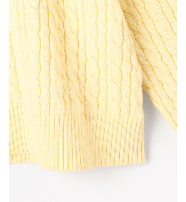 組曲「【加藤ローサさん着用】コットンカシミヤMIX ケーブル ニット」|ニット・セーター|