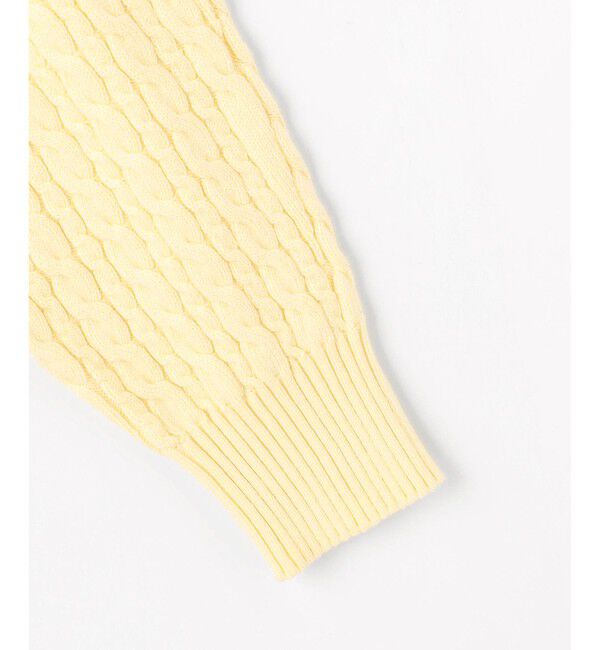 組曲「【加藤ローサさん着用】コットンカシミヤMIX ケーブル ニット」|ニット・セーター|