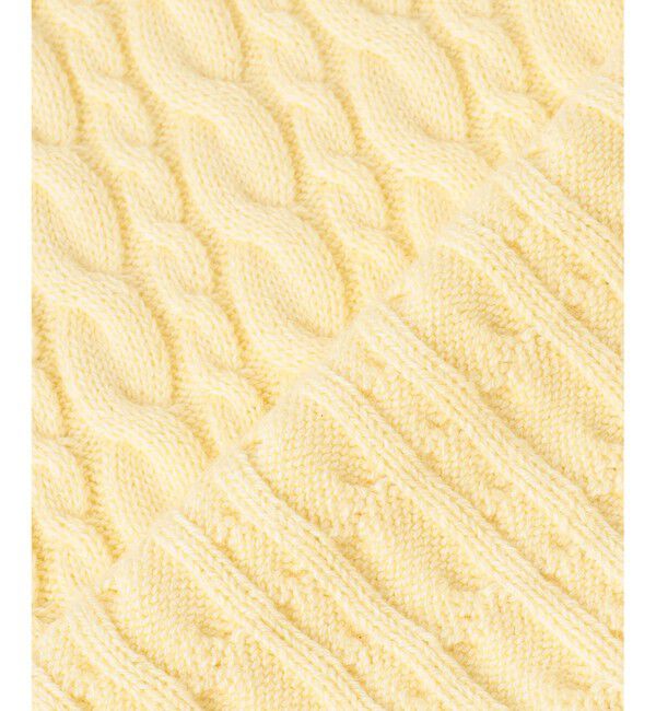 組曲「【加藤ローサさん着用】コットンカシミヤMIX ケーブル ニット」|ニット・セーター|