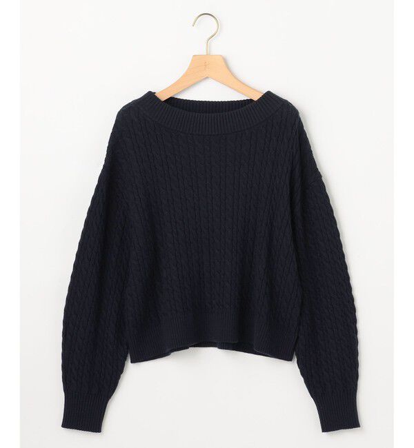 組曲「【加藤ローサさん着用】コットンカシミヤMIX ケーブル ニット」|ニット・セーター|