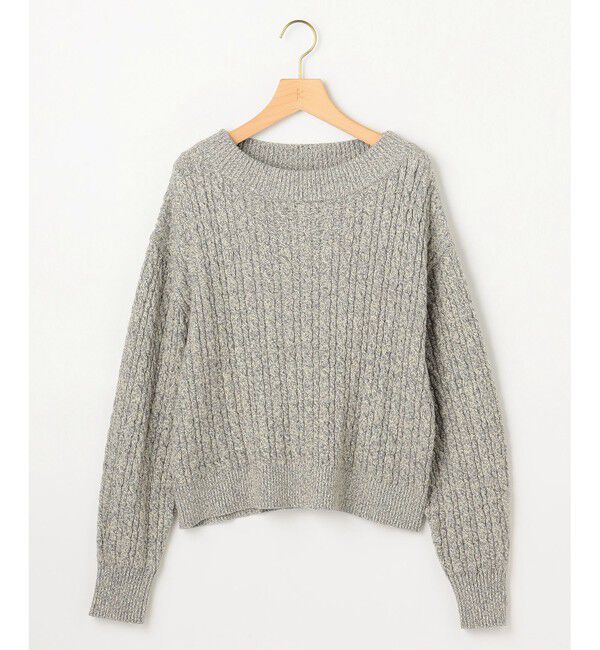 組曲「【加藤ローサさん着用】コットンカシミヤMIX ケーブル ニット」|ニット・セーター|