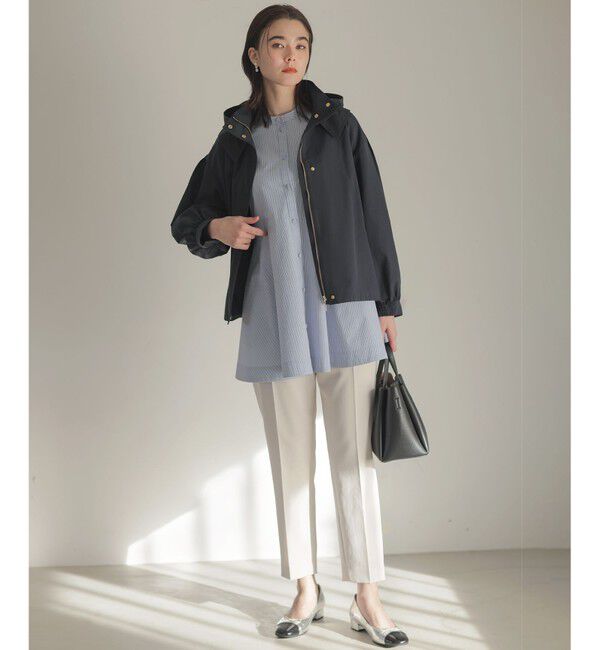 組曲「【前後着用可】コンパクトシャーティング チュニックブラウス」|シャツ・ブラウス|