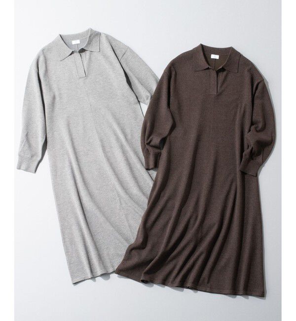 組曲「【加藤ローサさん着用】スキッパーニット ワンピース」|ワンピース|