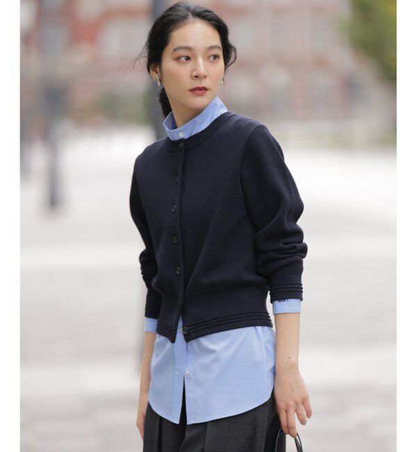 組曲「【加藤ローサさん着用 / 前後着用可】コットンタッチシャーティング刺繍入り ブラウス」|シャツ・ブラウス|