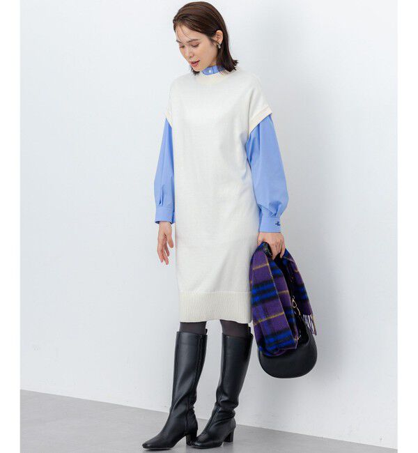 組曲「【加藤ローサさん着用 / 前後着用可】コットンタッチシャーティング刺繍入り ブラウス」|シャツ・ブラウス|