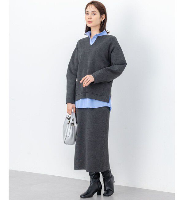 組曲「【加藤ローサさん着用 / 前後着用可】コットンタッチシャーティング刺繍入り ブラウス」|シャツ・ブラウス|