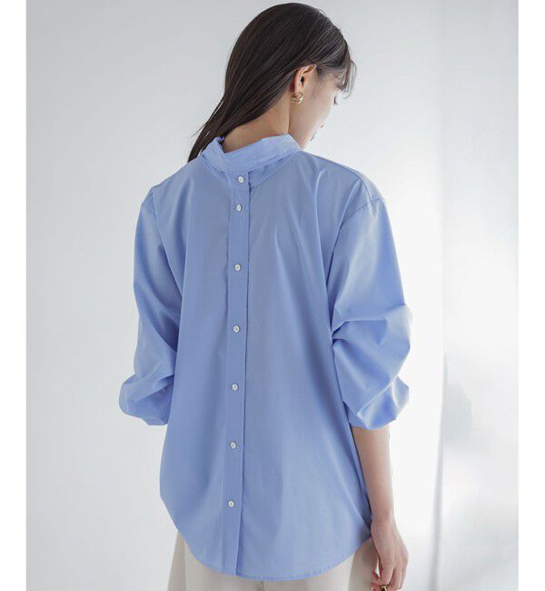 組曲「【加藤ローサさん着用 / 前後着用可】コットンタッチシャーティング刺繍入り ブラウス」|シャツ・ブラウス|