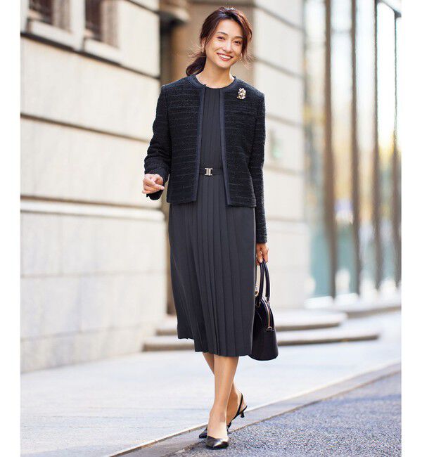 自由区「【ご好評につき追加生産・洗える】ライトサテン ワンピース」|ワンピース|